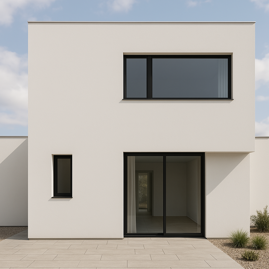 fachada sate en casas modulares Moodul